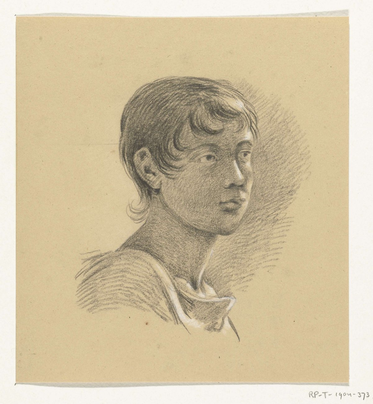 Head of a boy, to the right, Jean Bernard, 1775 - 1833