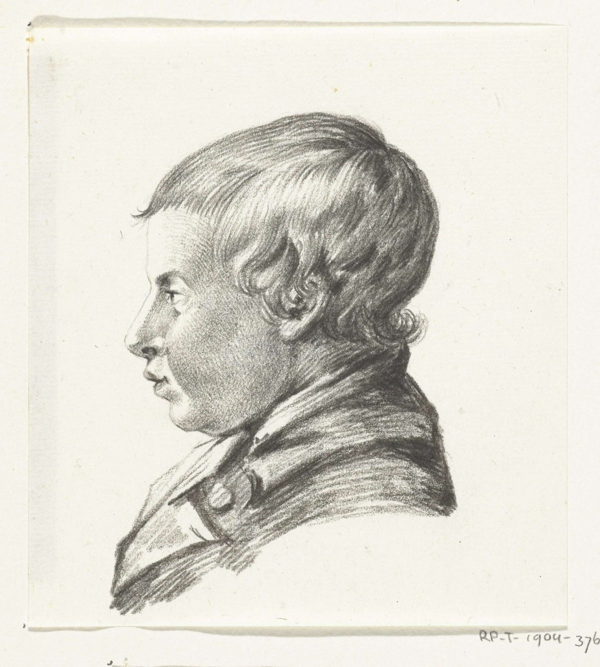 Bust of a boy, facing left, Jean Bernard, 1775 - 1833