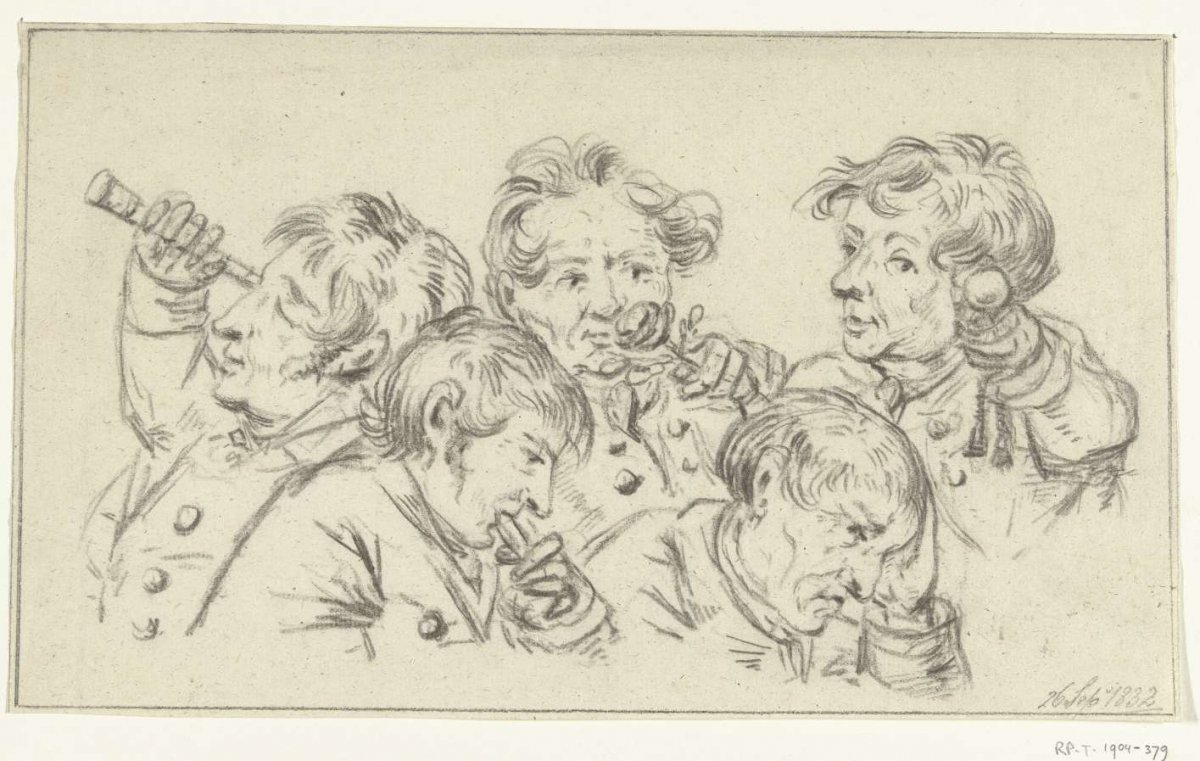 The five senses, Jean Bernard, 1832