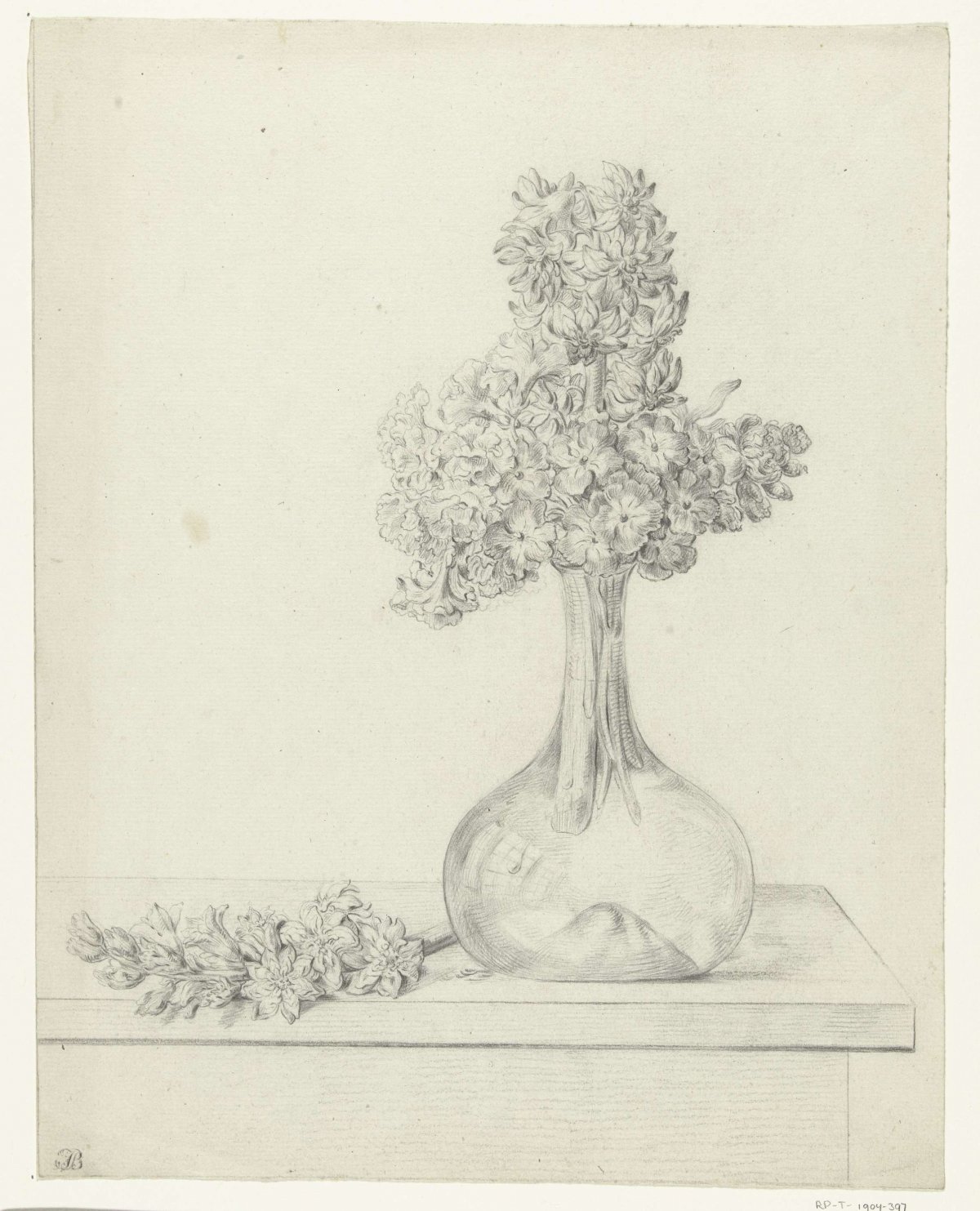 Flowers in a Vase, Jean Bernard, c. 1810 - c. 1815