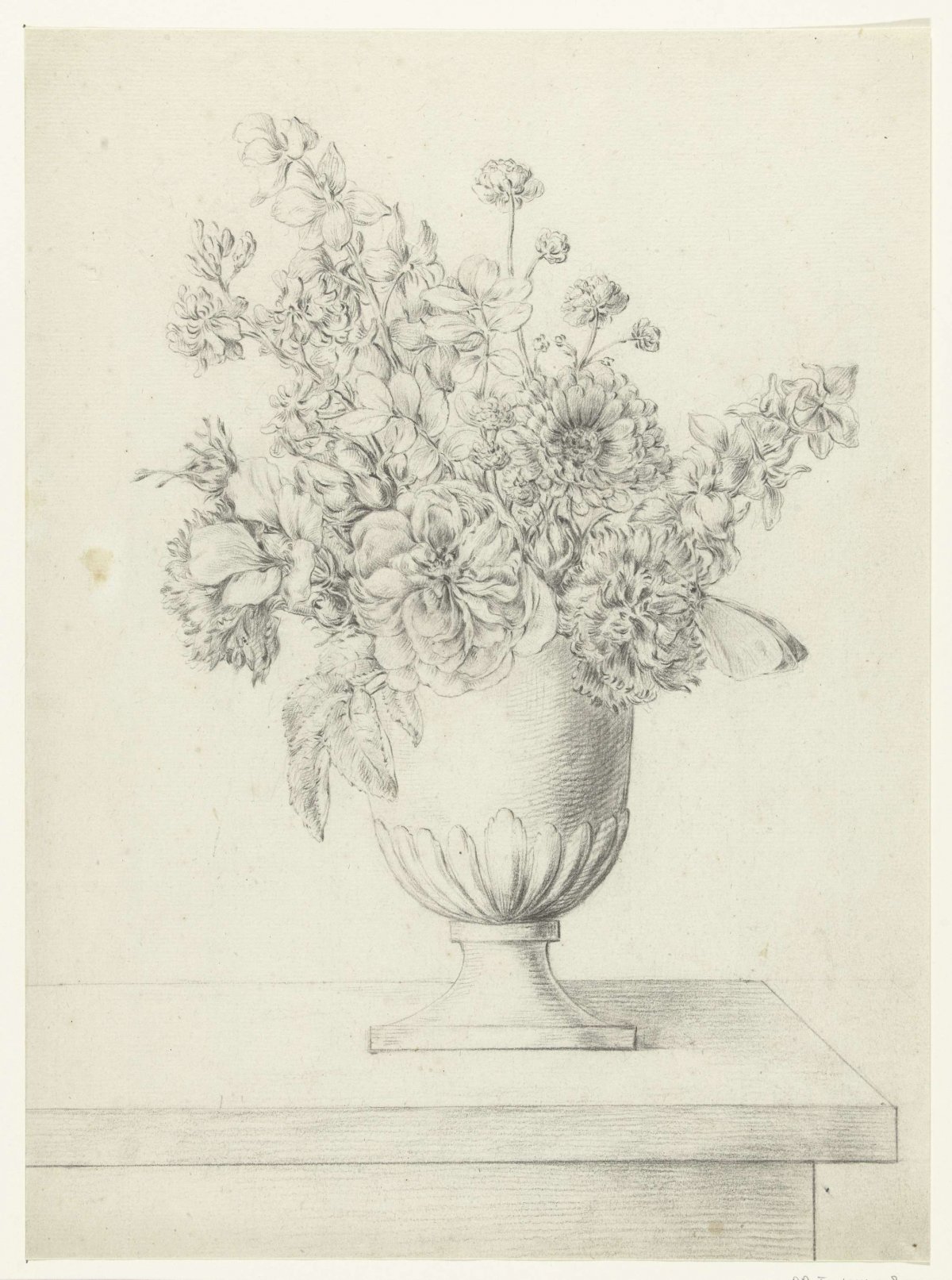 Flowers in a vase, Jean Bernard, 1775 - 1833