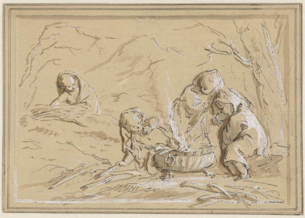 Winter, Jacob de Wit, 1744