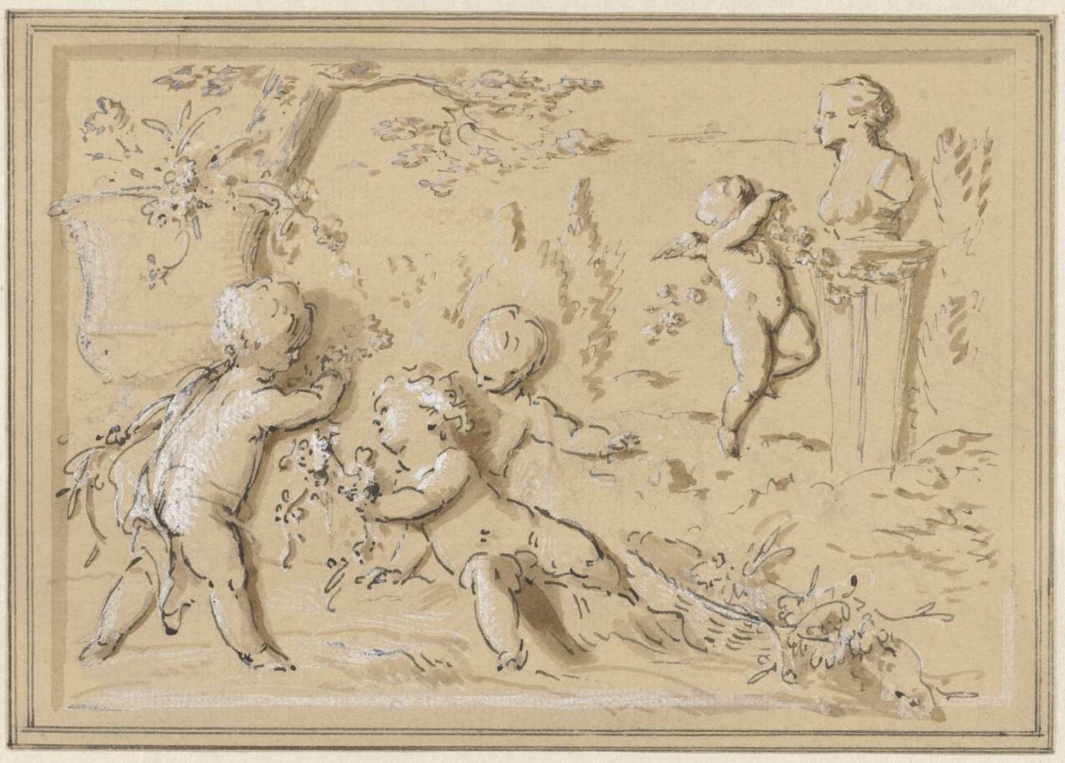 Lente, Jacob de Wit, 1744