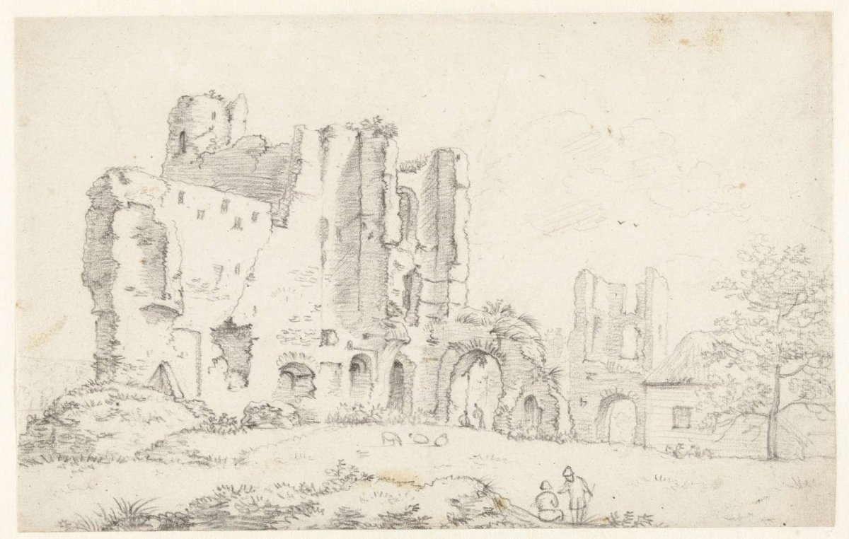 Ruins of Brederode, Laurens Vincentsz. van der Vinne, 1668 - 1729