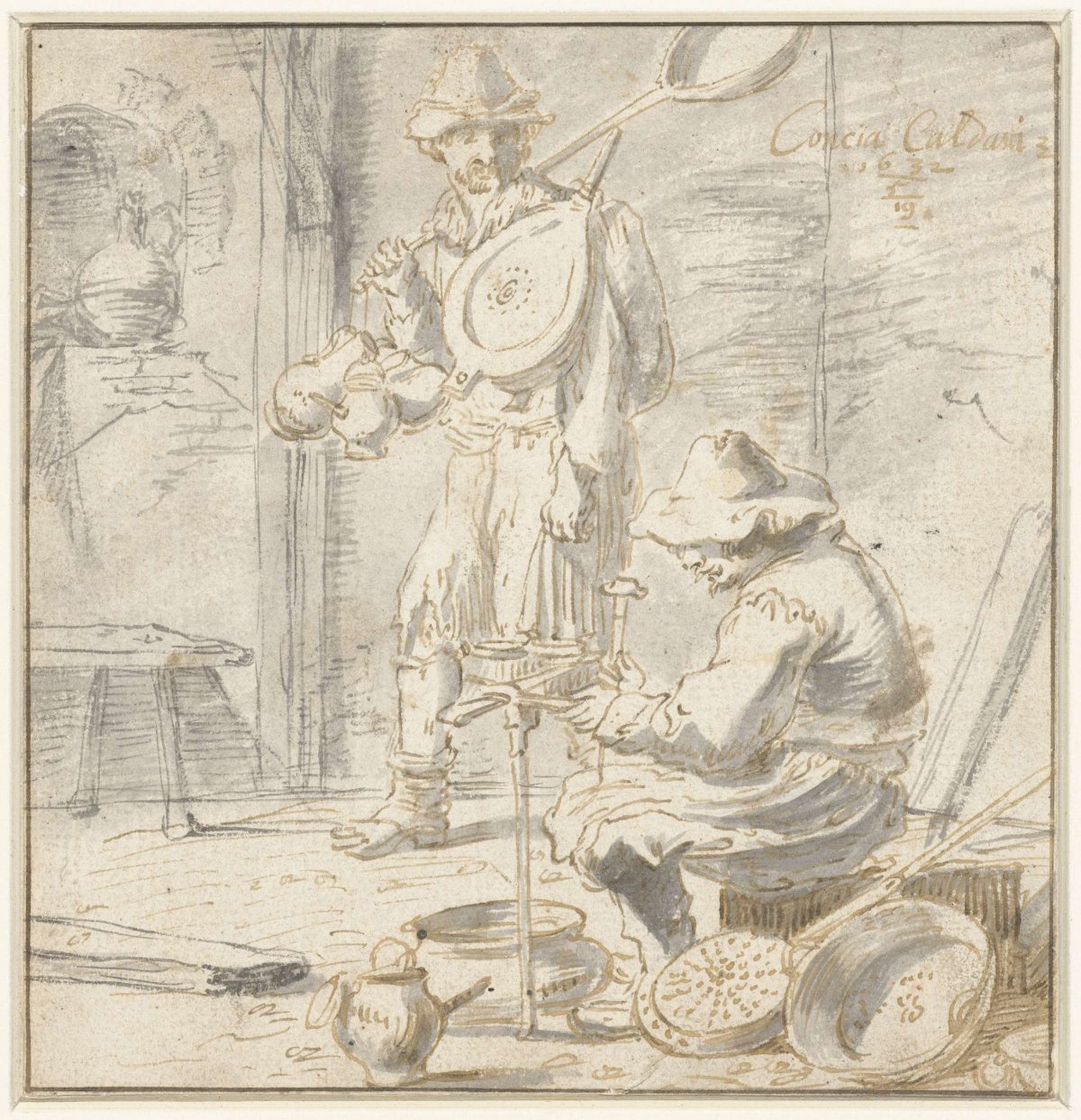 Two tinkerers, anonymous, 1632