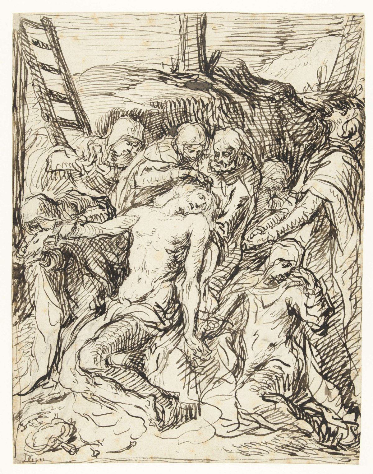 Lamentation of Christ, Jacques de Gheyn (II), 1620 - 1625