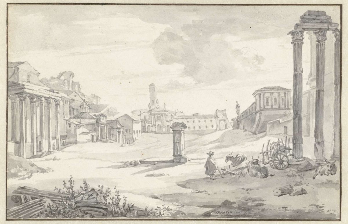 Forum Romanum, Willem Romeyn, 1660