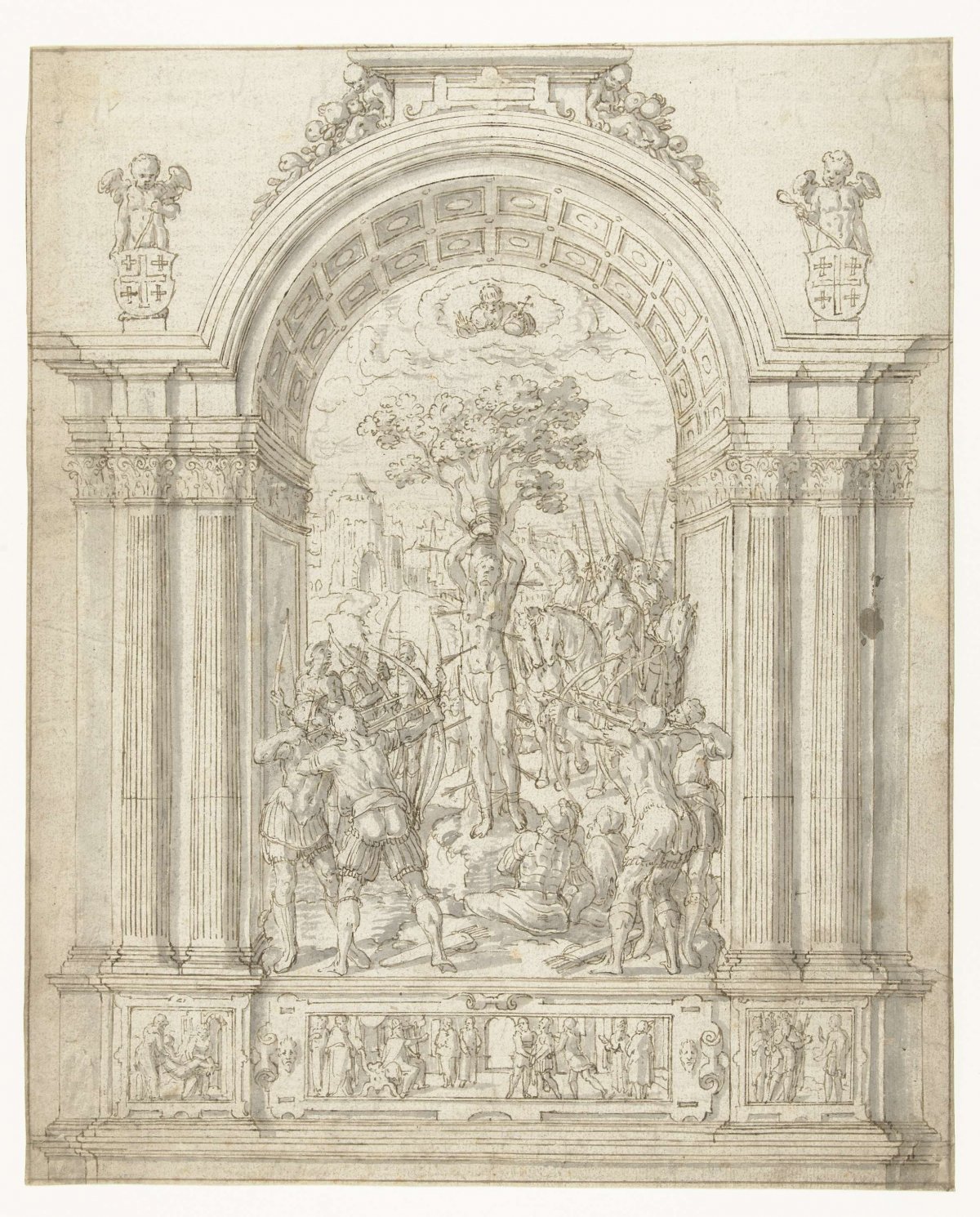 Martyrdom of Saint Sebastian, anonymous, after 1530 - 1599