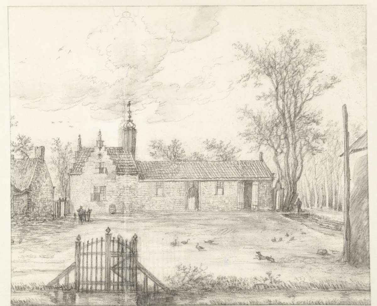 Grote boerenhofstede, anonymous, 1637 - 1692