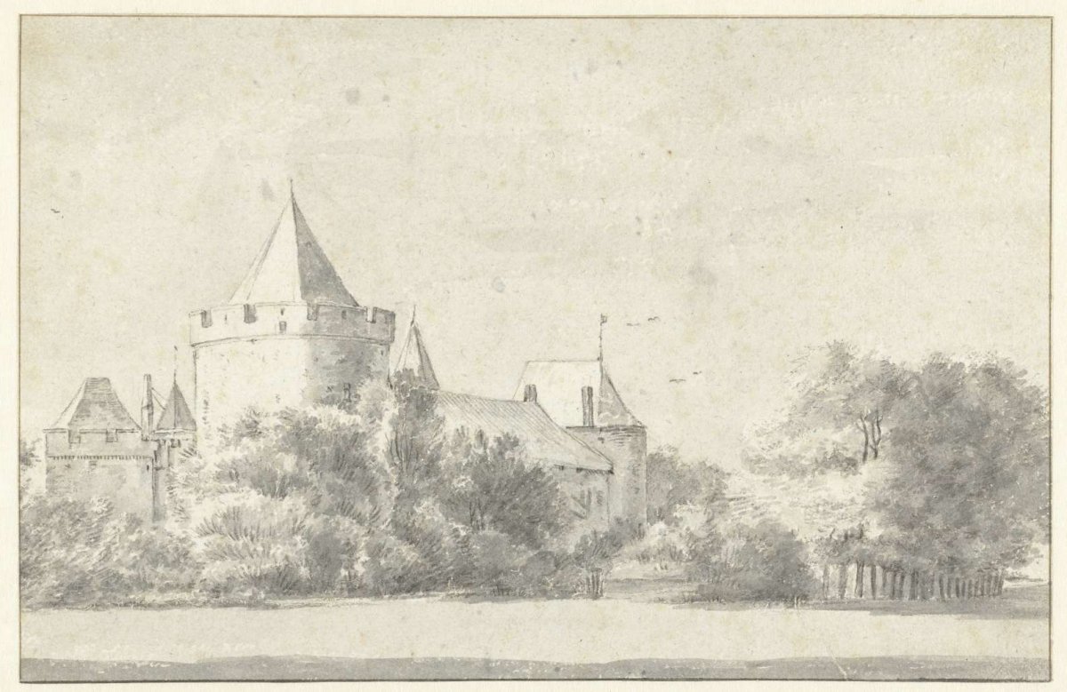 View of Abcoude, Seen from the North, anonymous, c. 1646 - c. 1647