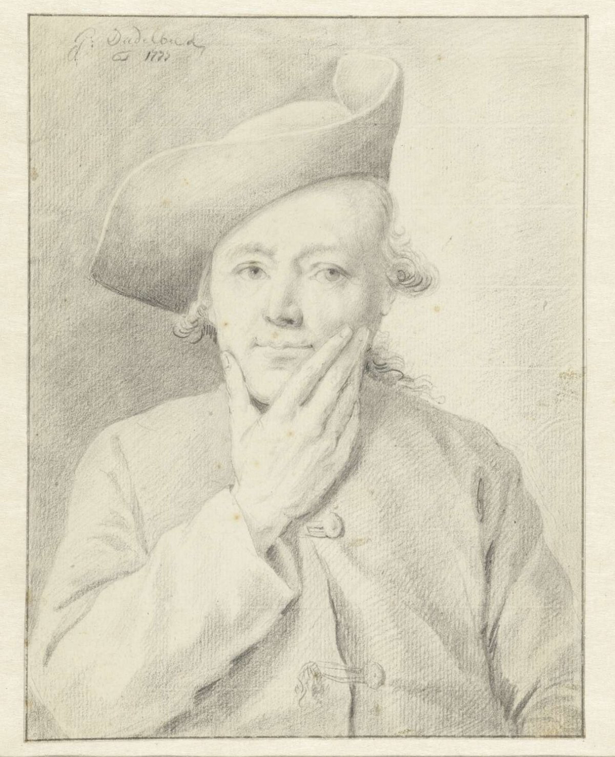 Mansbuste, Gerrit Dadelbeek, 1777