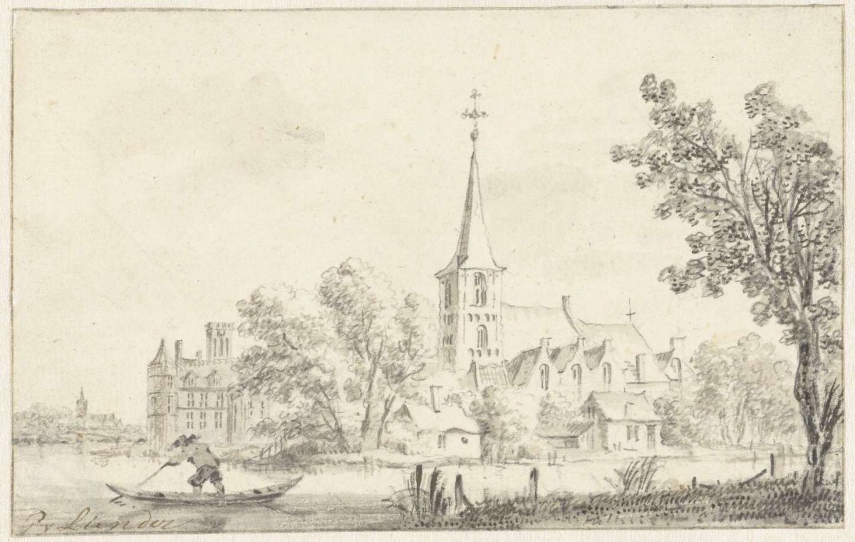 Villagescape, anonymous, c. 1700 - c. 1800
