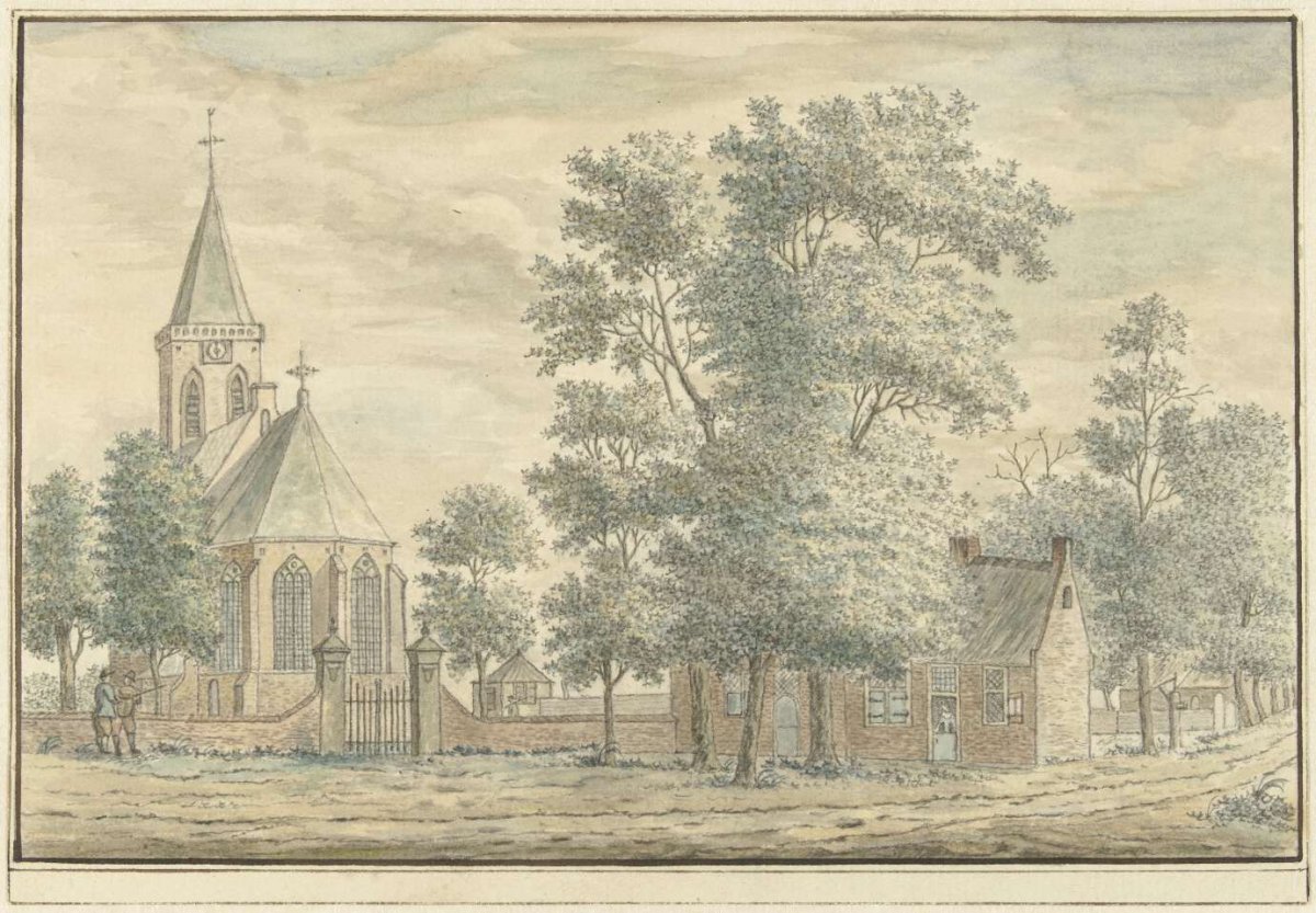 Gezicht te Hilversum, A. Masurel, 1779
