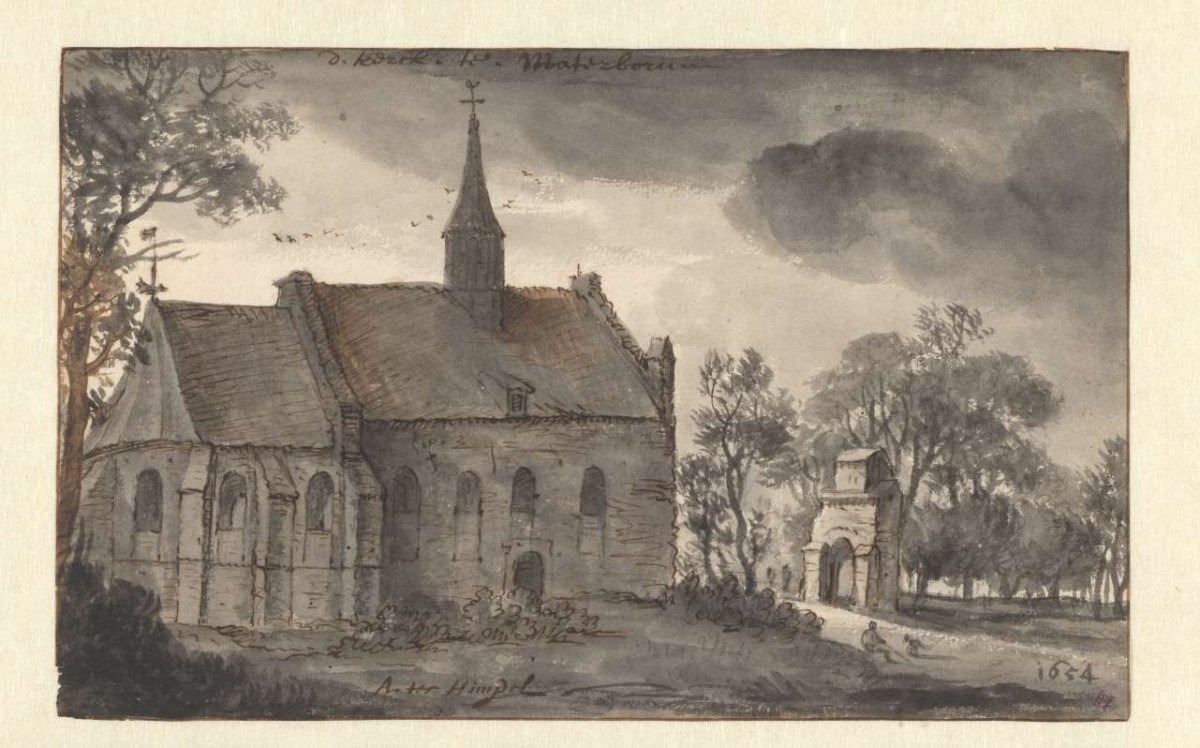 Kerk te Materborn, Aarnout ter Himpel, 1654