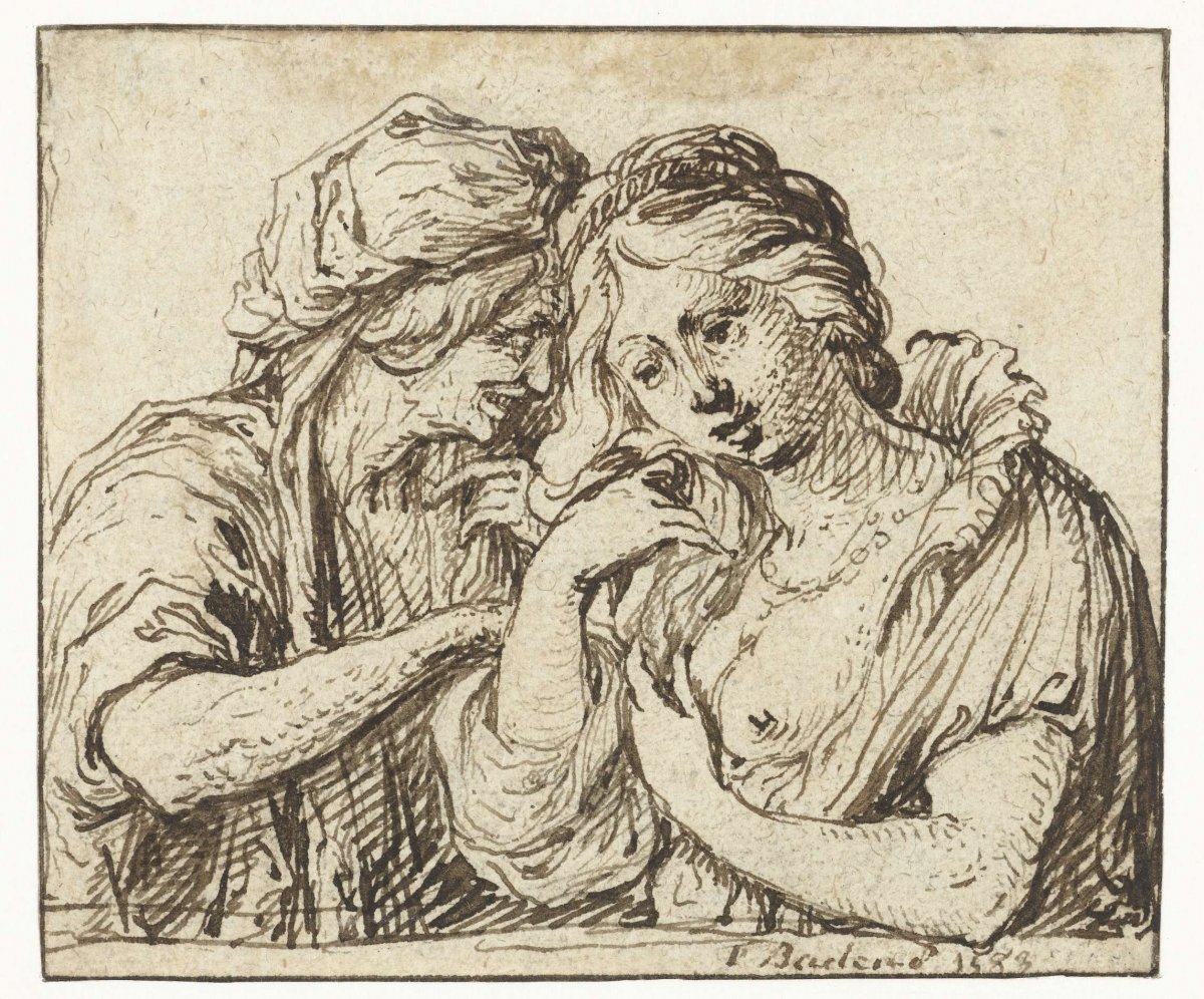 Vertumnus and Pomona, Jacques de Gheyn (II), 1575 - 1679
