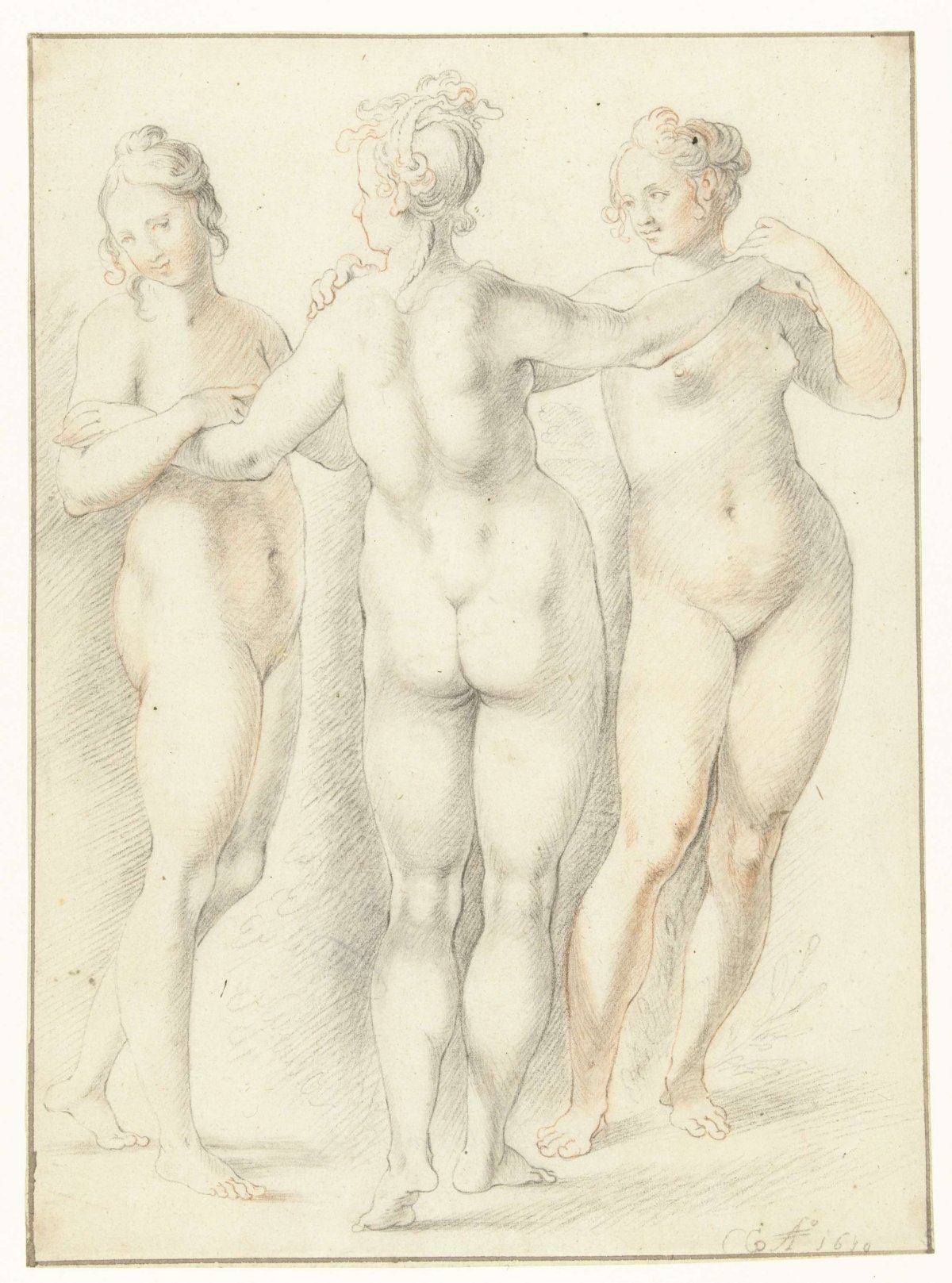 Three Graces, anonymous, 1610