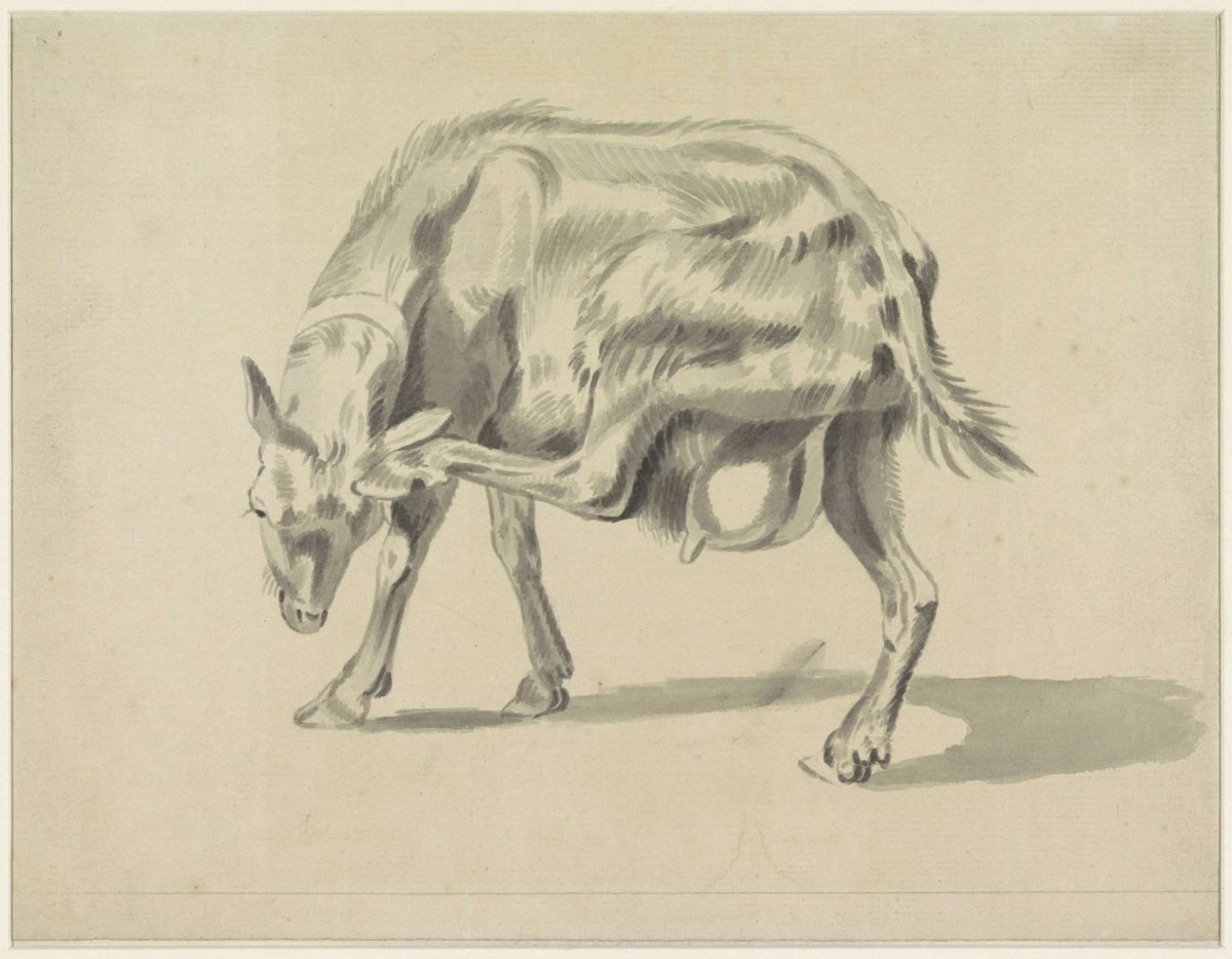 Zich krabbende geit, Hendrik Jozef Franciscus van der Poorten, 1840