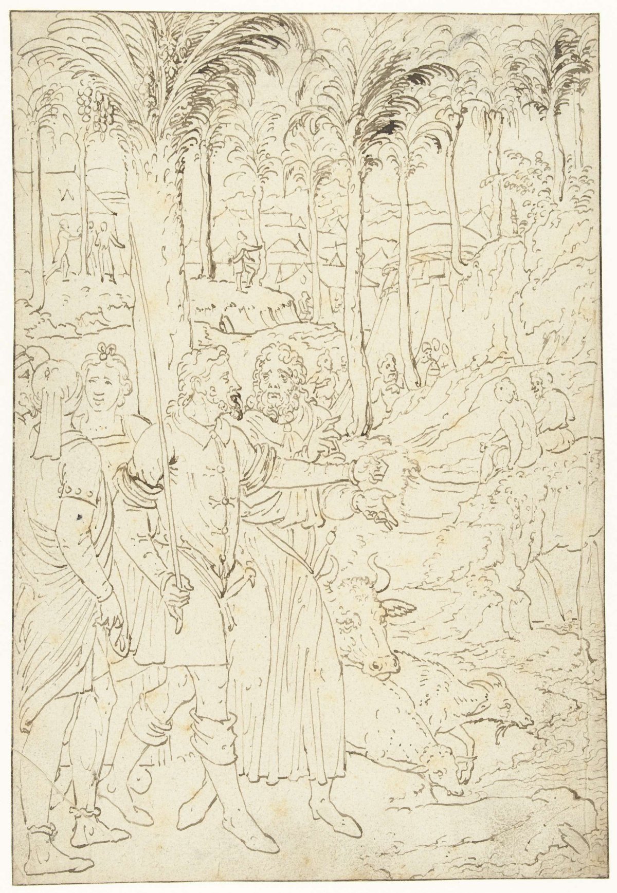 People of Israel in Elim, anonymous, 1545