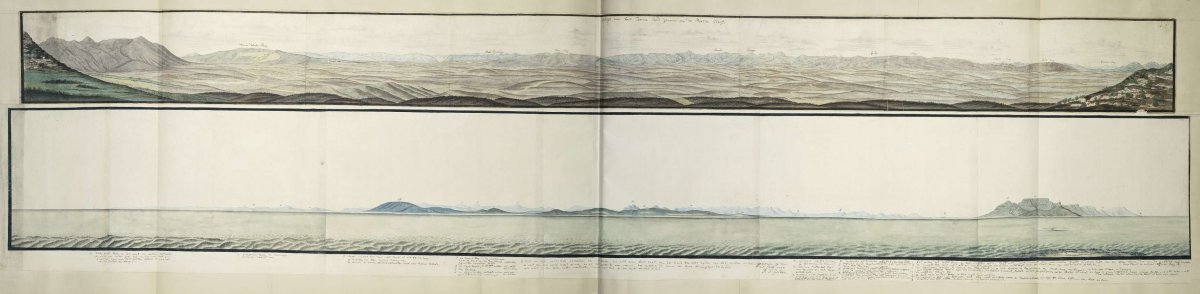 Panorama of Canna Land, Robert Jacob Gordon, 1777 - 1778