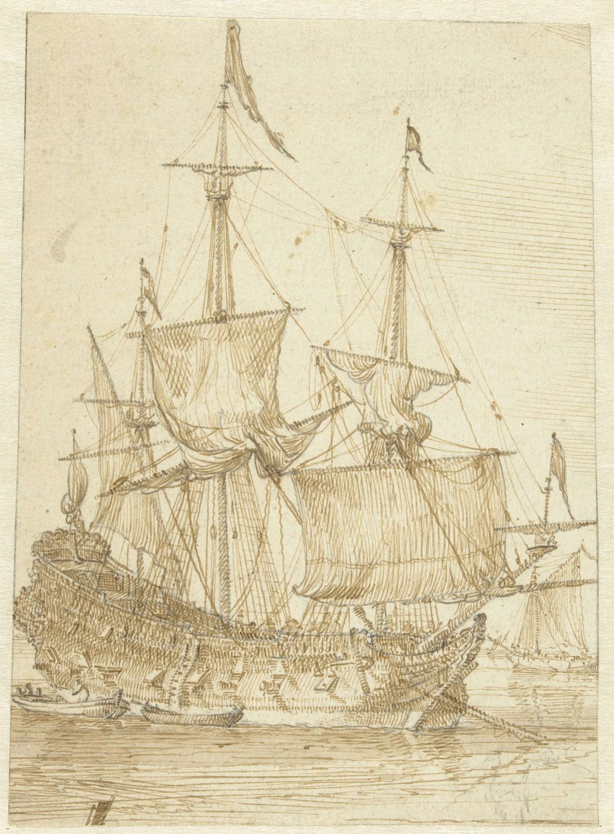Zeilschip, anonymous, 1600 - 1699