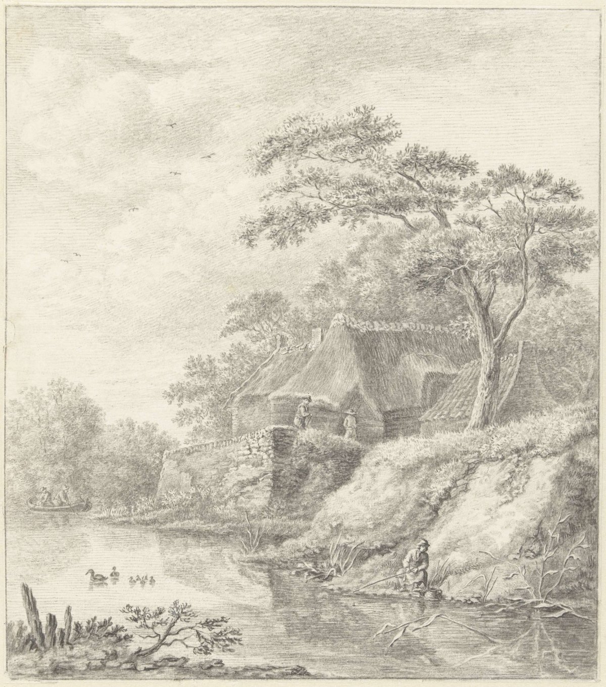 Oude stadswal, Abraham Delfos, 1741 - 1820