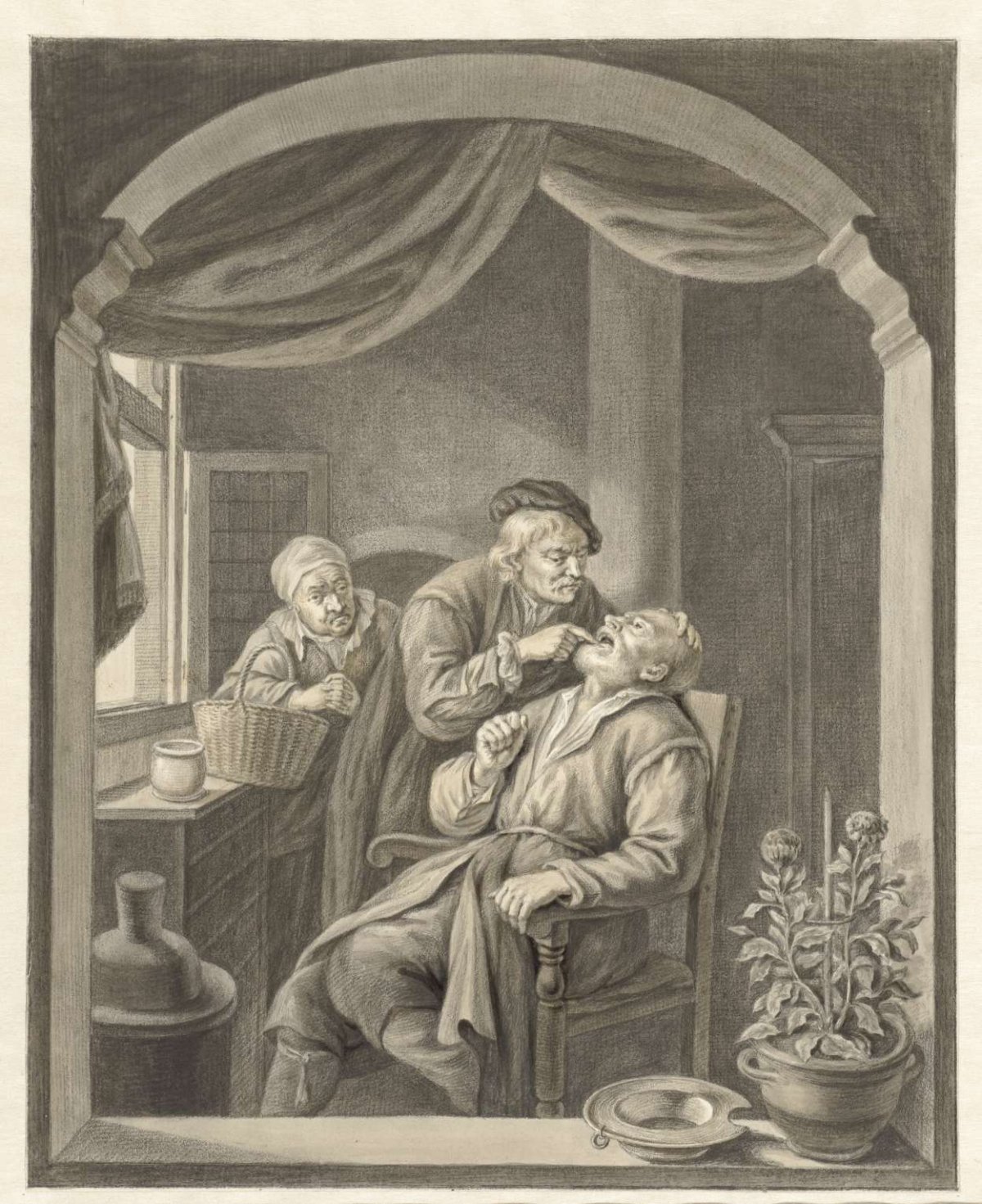 De tandarts, Abraham Delfos, 1741 - 1820