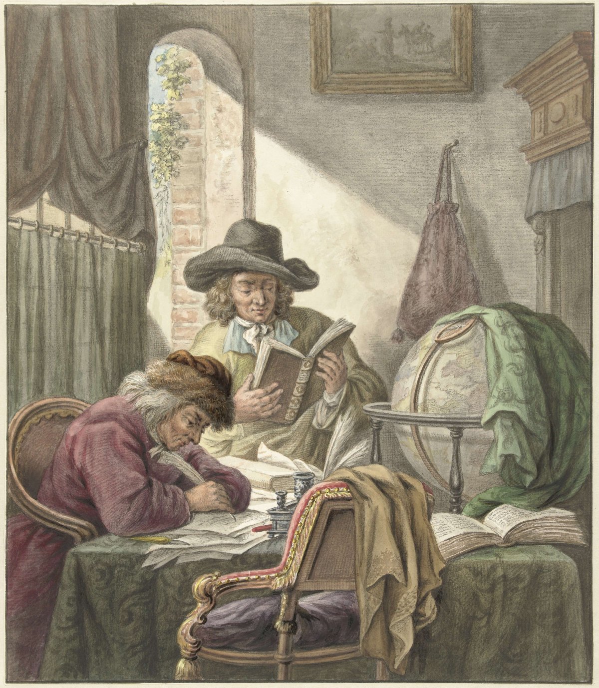 The Scholars, Abraham Delfos, 1798