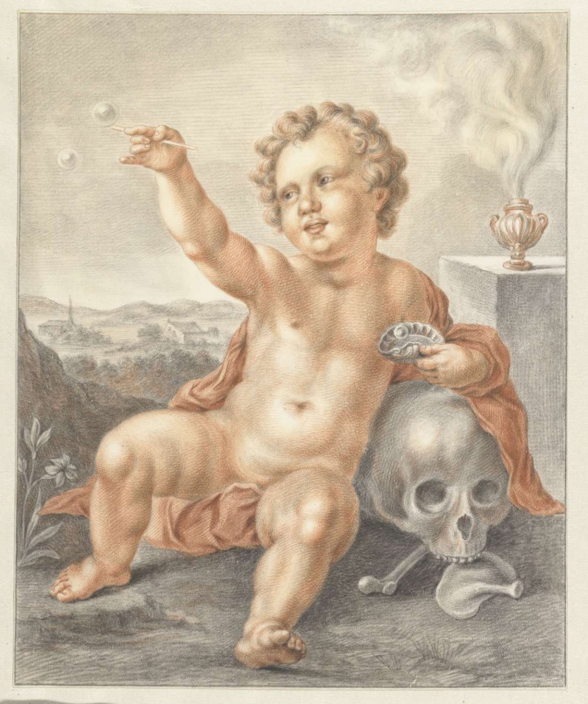 Vanitas, Abraham Delfos, 1796