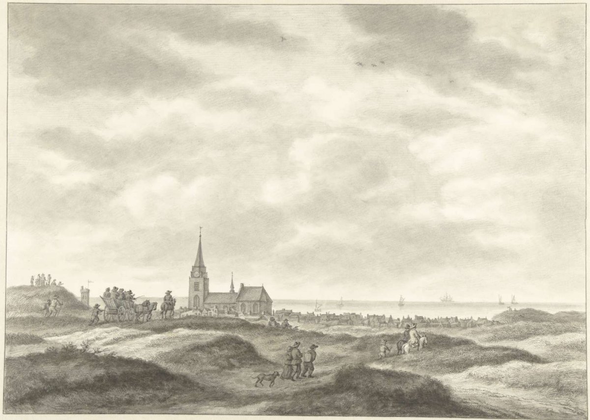 Scheveningen, Abraham Delfos, 1741 - 1820