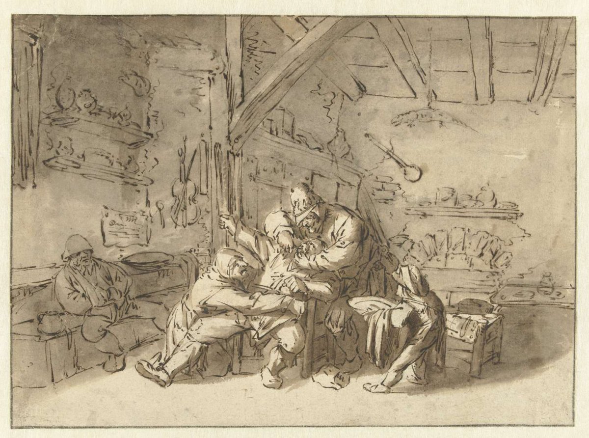 The voter, Adriaen van Ostade, c. 1675 - c. 1699