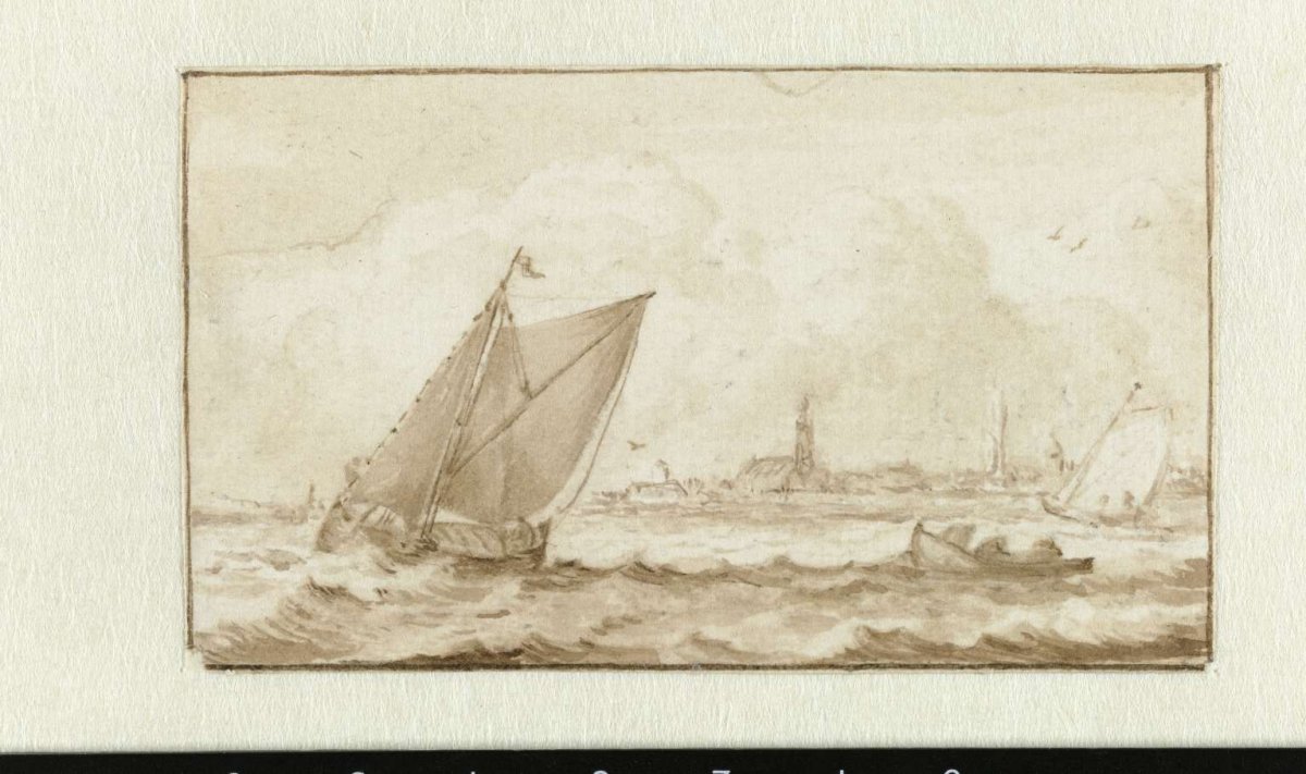 Seascape, Allaert van Everdingen, 1631 - 1675