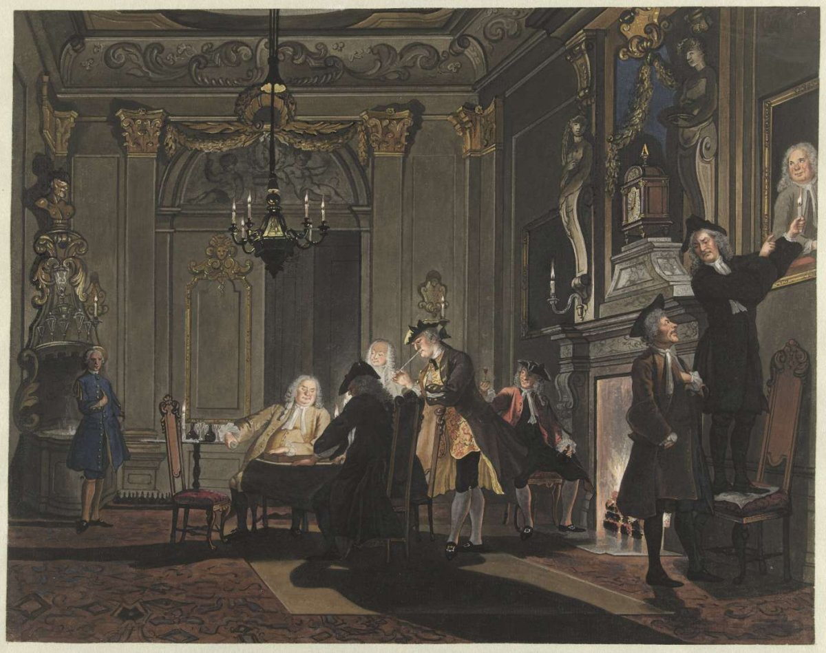 The Brothers Were Having a Conversation, Sara Troost, 1769