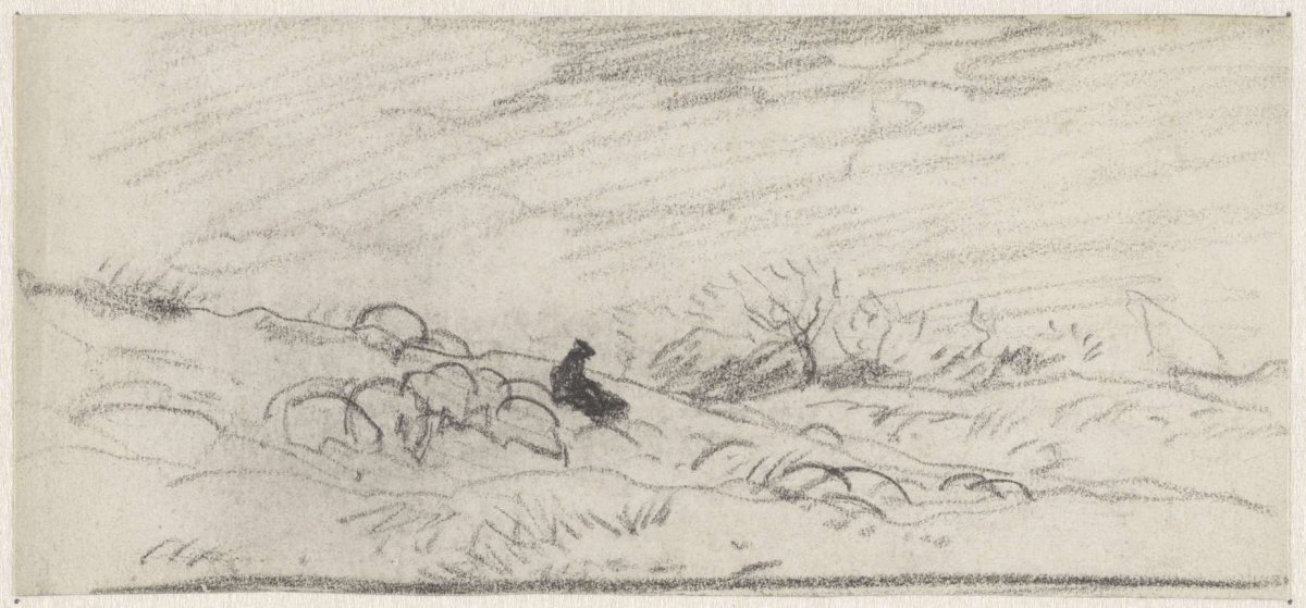 Landscape with sheep, Anton Mauve, 1848 - 1888