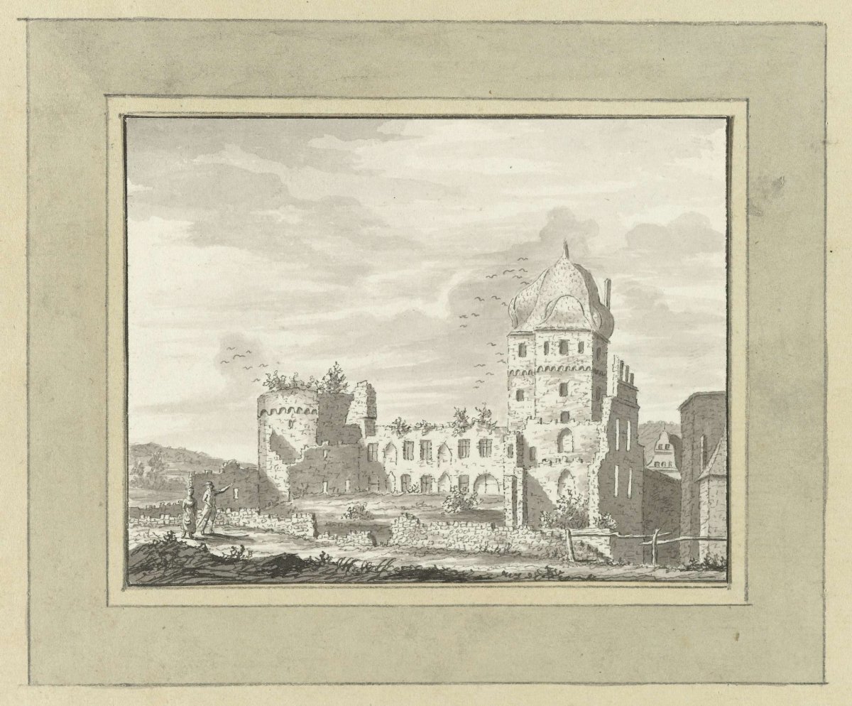 Ruins of the castle at Andernach, Ernst Willem Jan Bagelaar, 1801