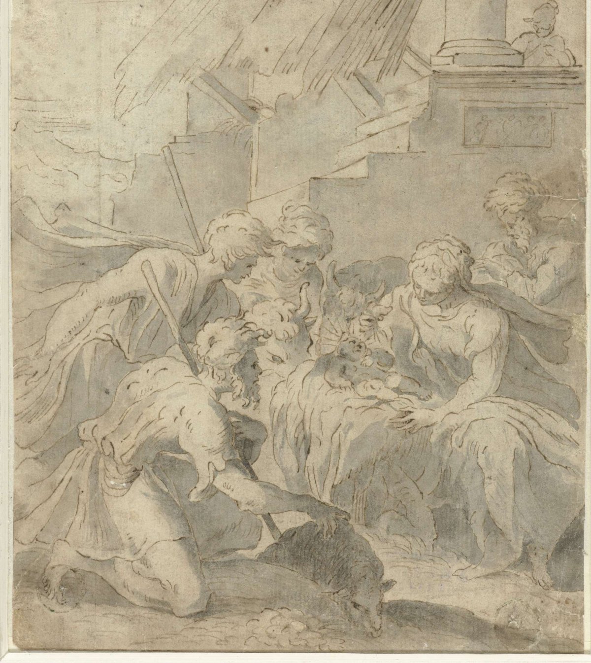 Adoration by the shepherds, anonymous, 1500 - 1600