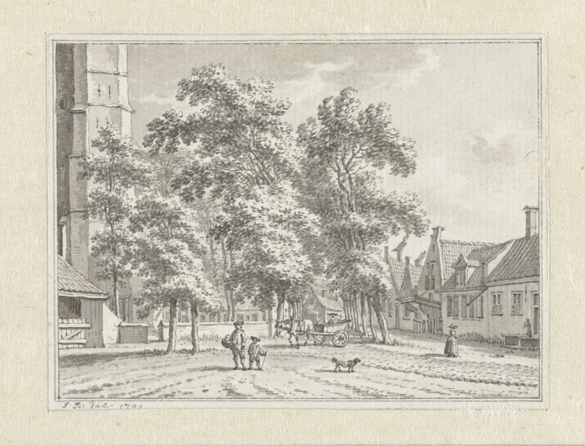 Gezicht te Serooskerke, Jan Bulthuis, 1791
