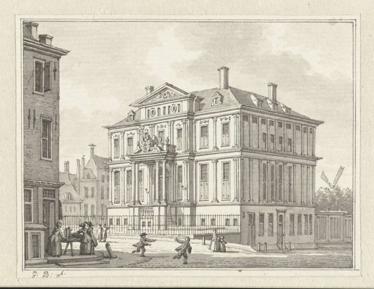 Gemeenlandshuis van Schieland in Rotterdam, Jan Bulthuis, 1760 - 1801