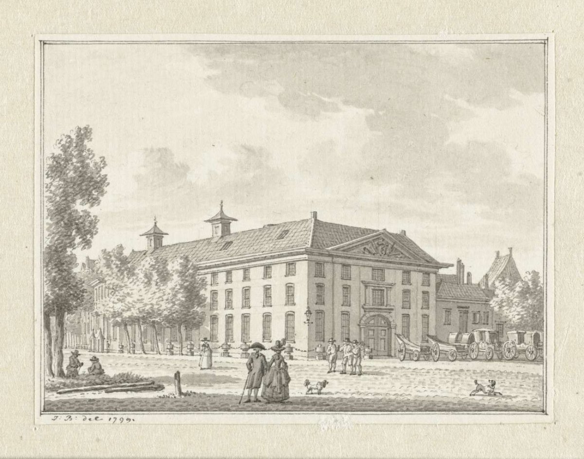 The Admiralty Court in Rotterdam, Jan Bulthuis, 1790 - 1799