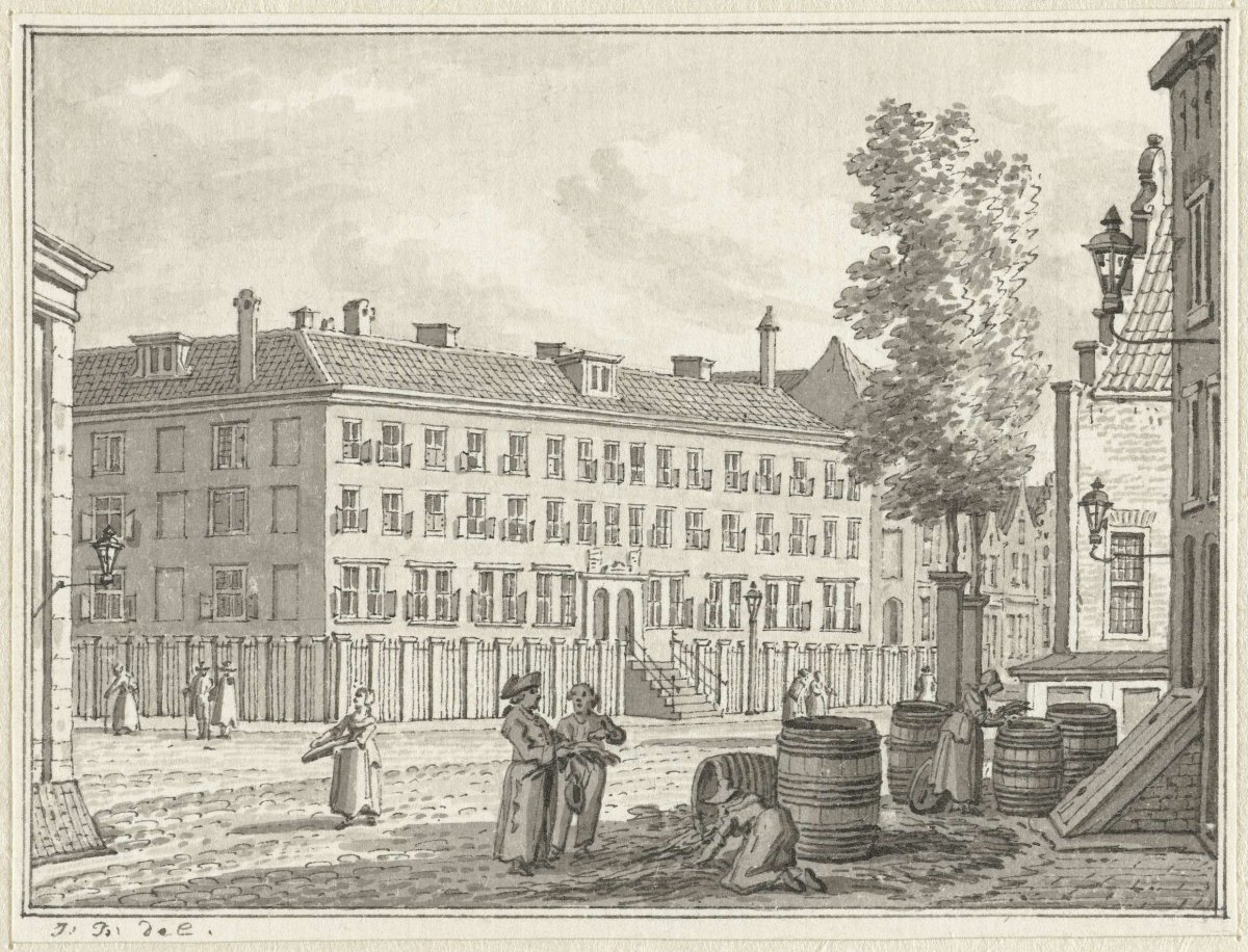 The poorhouse in Rotterdam, Jan Bulthuis, 1790