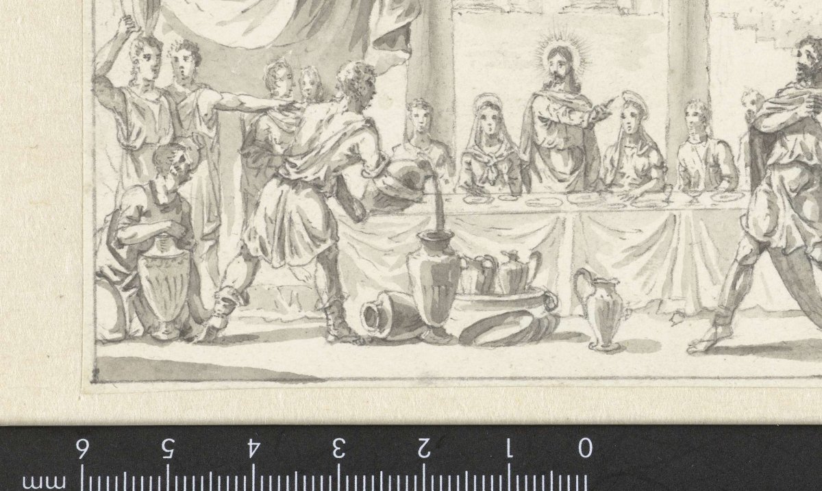 Bruiloft te Kana, Simon Fokke, 1722 - 1784