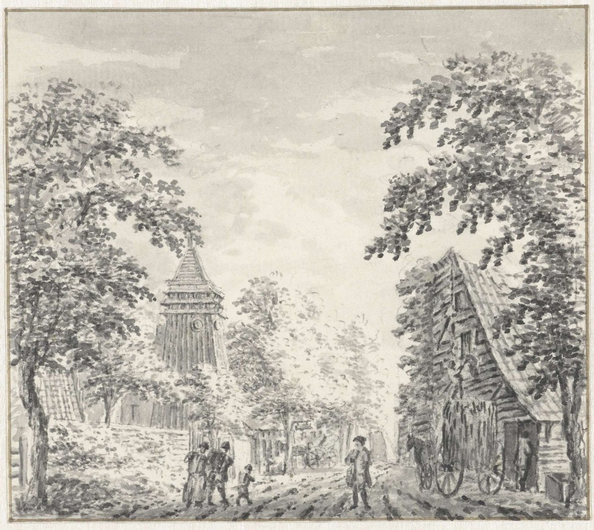 Klokhuis te Overveen, Pieter Louw, 1735 - 1800