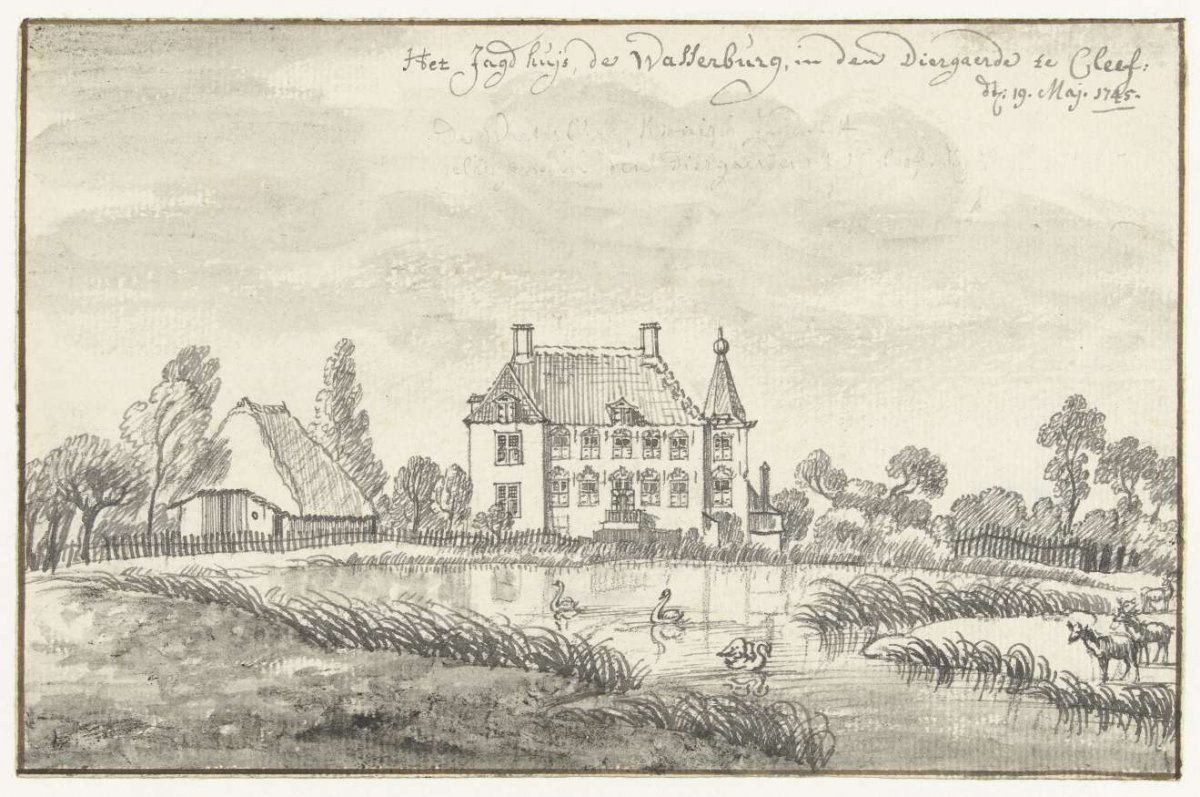 The House the Wasserburg, Kleve, Jan de Beijer, 1745