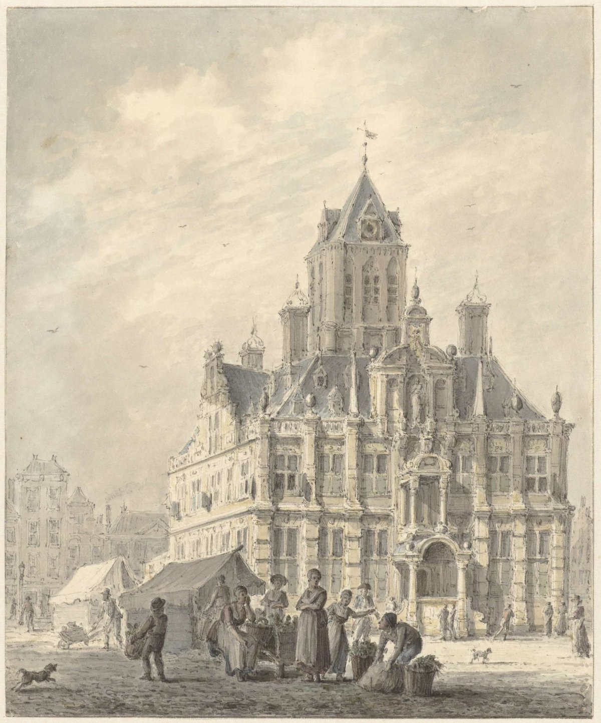 Delft city hall, Johannes Jelgerhuis, 1780 - 1836