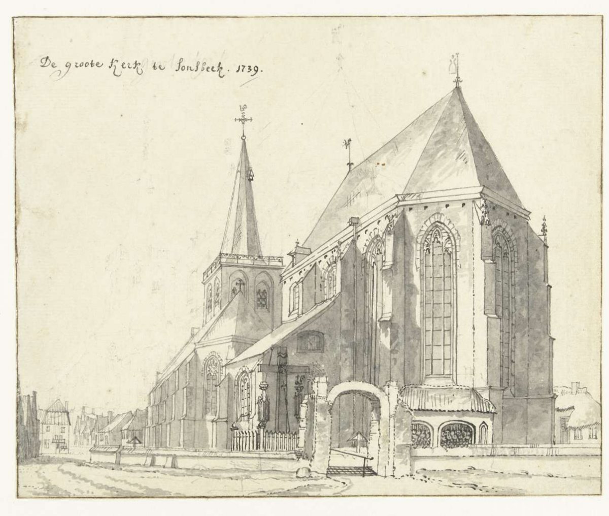 Grote kerk te Sonsbeck, Jan de Beijer, 1739