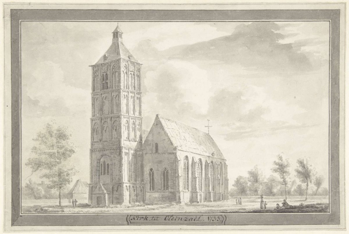 The St. Plechelmus Church in Oldenzaal, Hendrik Spilman, 1734