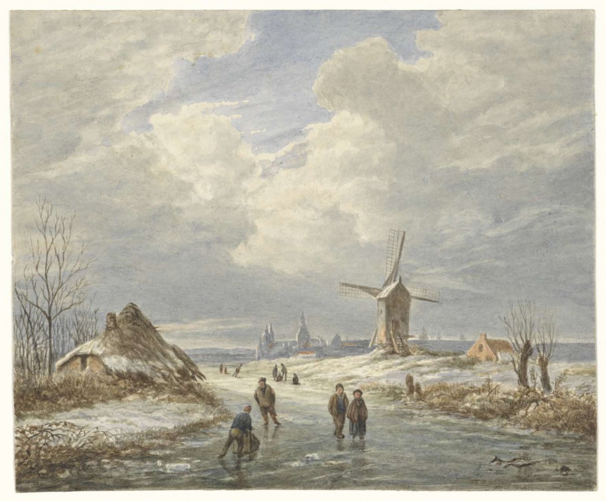 Winter View, Matthijs Maris, 1849 - 1917