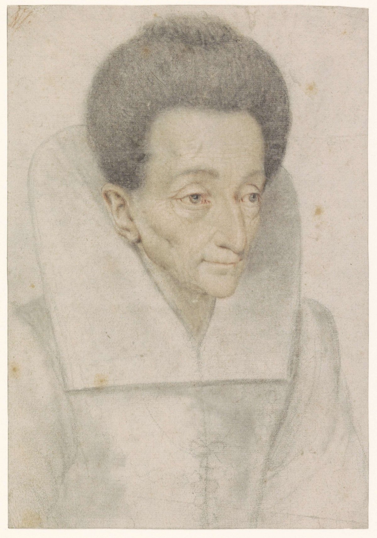 Portrait of an old woman, Nicolas Lagneau, 1550 - 1620