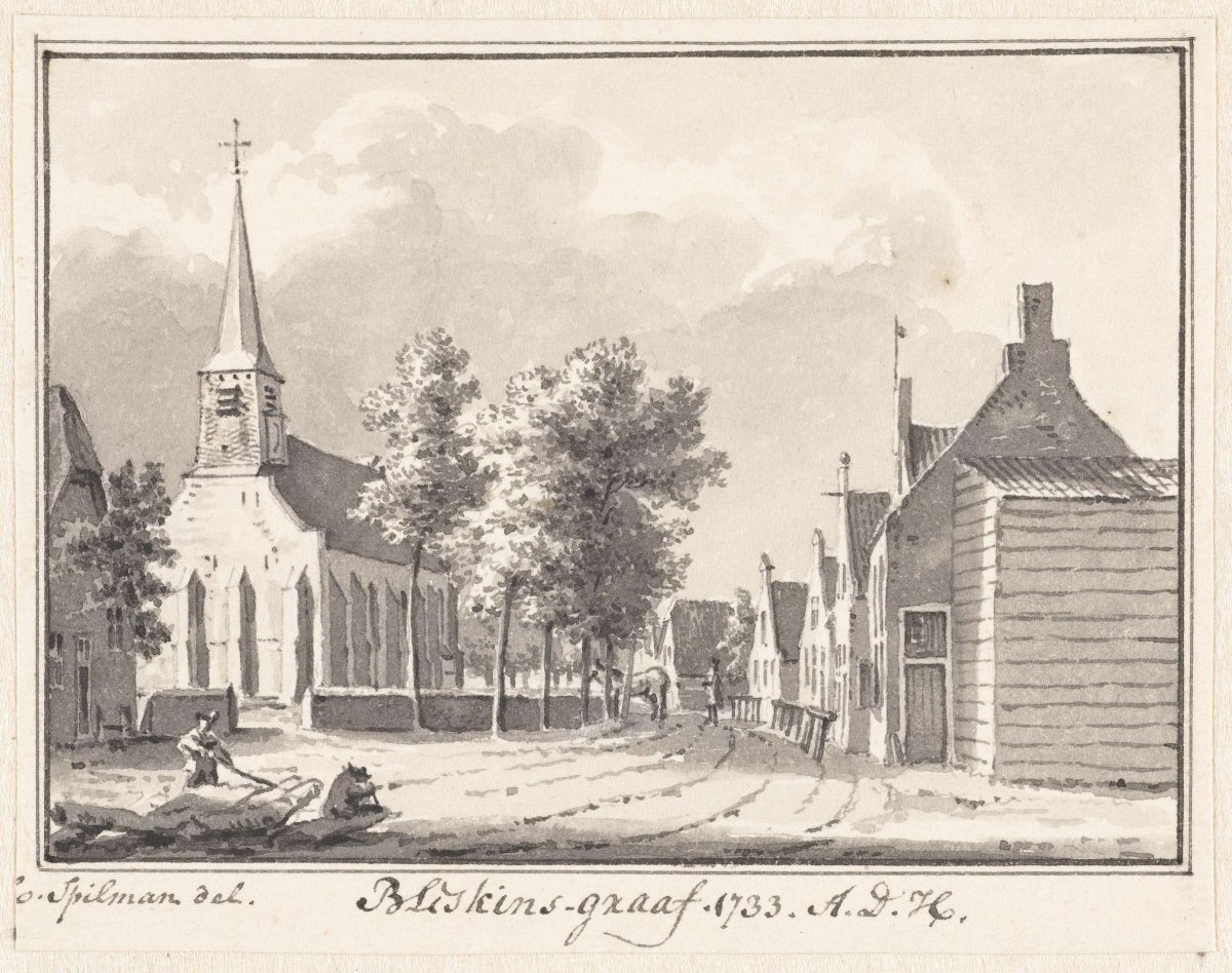 The village of Bleskensgraaf, Hendrik Spilman, 1733 - 1784