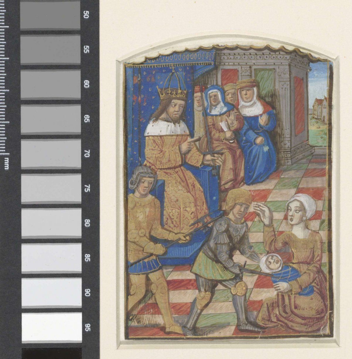 Miniature from a Book of Hours: infanticide, anonymous, 1475 - 1500