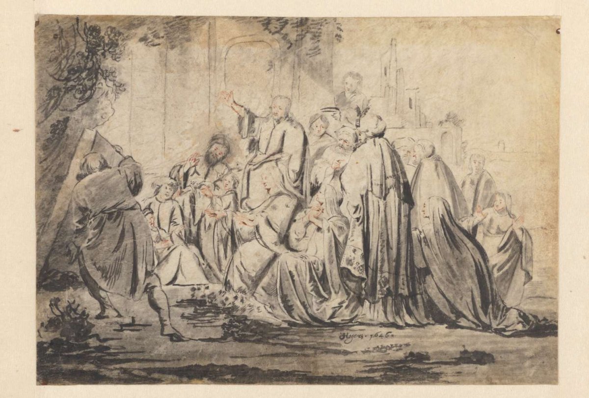 Revival of Lazarus, Jacob Hogers, 1646